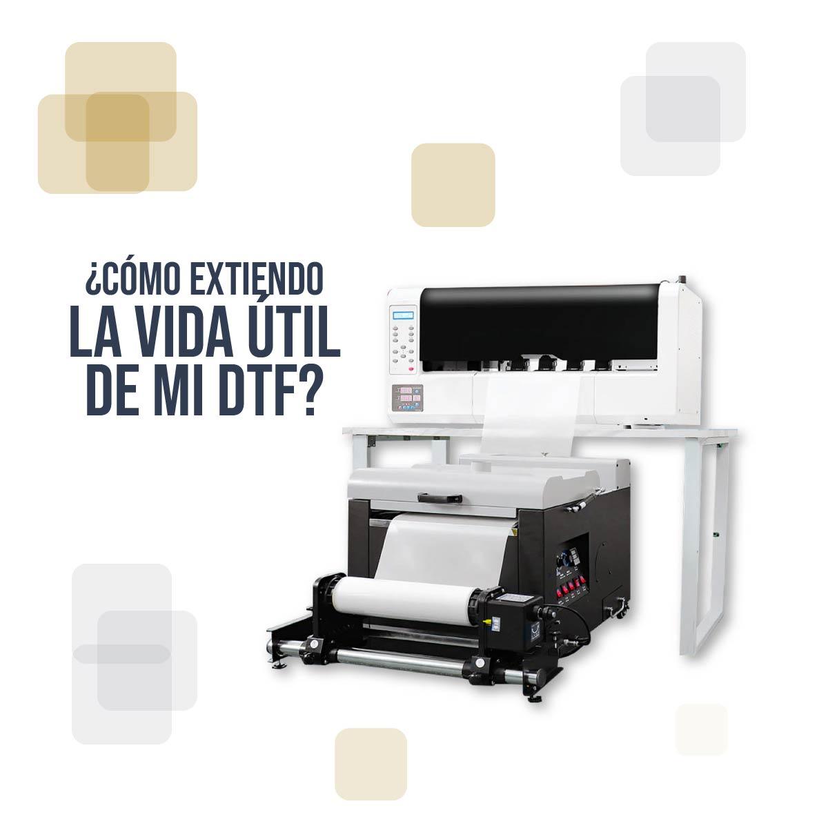¿Cómo aseguro la durabilidad de mi impresora DTF?