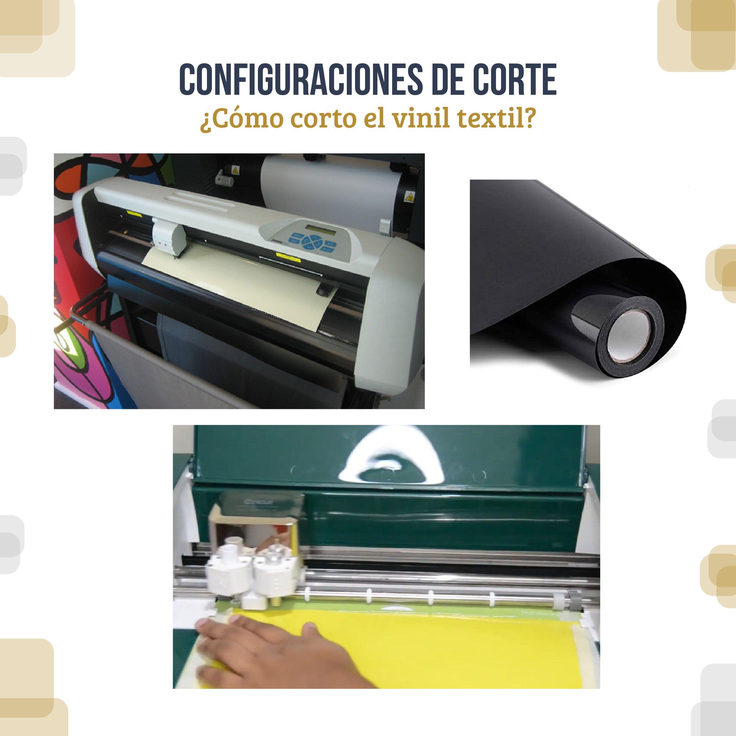Configuraciones de corte del vinil textil