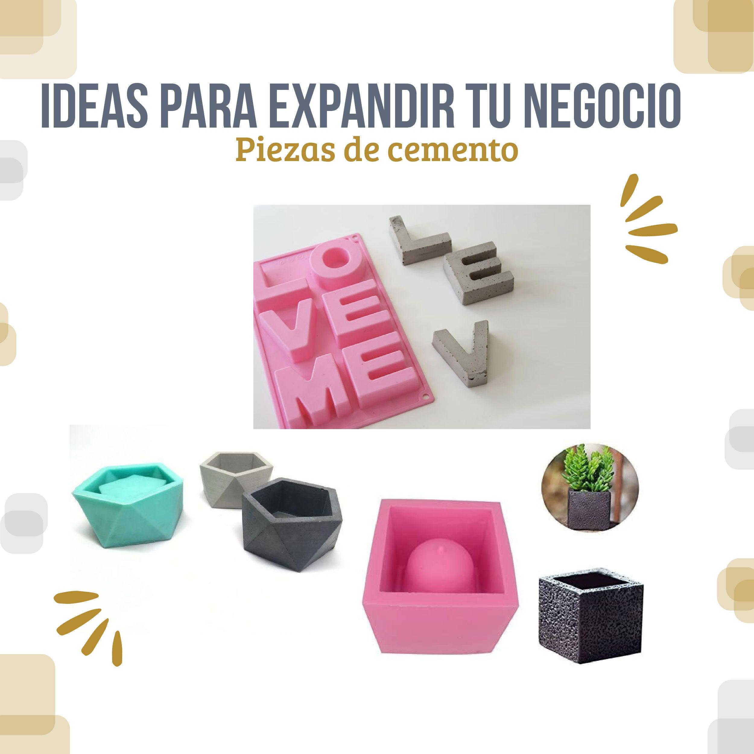 Piezas de cemento, decora tus proyectos