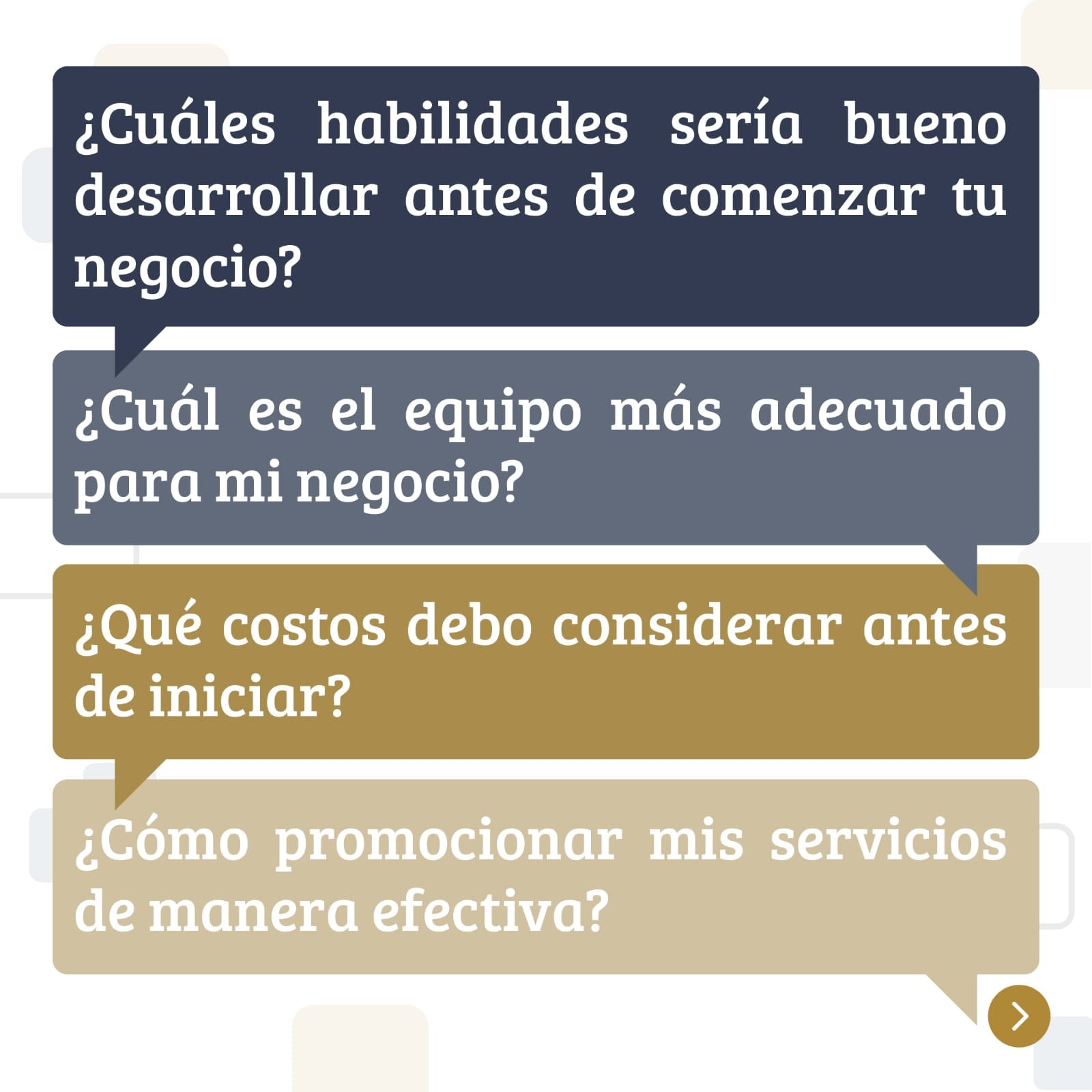 Preguntas a la hora de Emprender