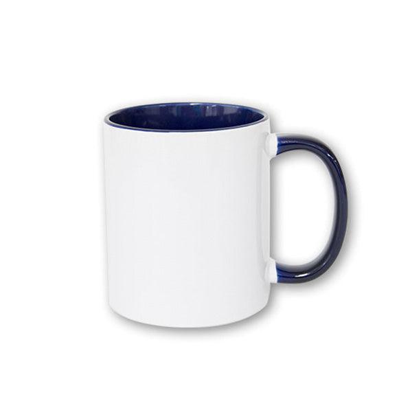 Taza de sublimación con interior y asa de color - Grupo Emi RD