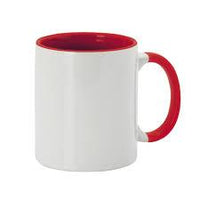 Thumbnail for Taza de sublimación con interior y asa de color - Grupo Emi RD