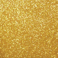 Thumbnail for Hoja de Vinil textil Glitter - Dorado 12''
