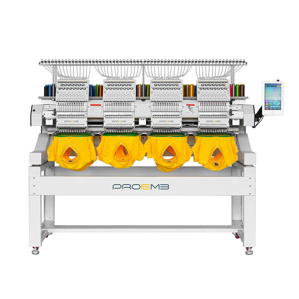 Maquina de Bordado Industrial de 4 cabezas