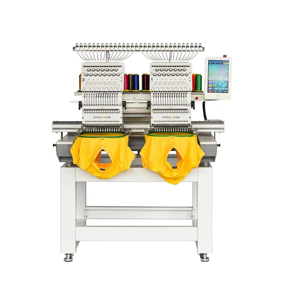 Maquina de Bordado Industrial de Doble Cabeza Proemb BF1500