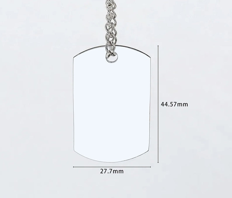 Placa de metal de Identificación Sublimable