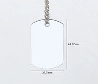 Thumbnail for Placa de metal de Identificación Sublimable