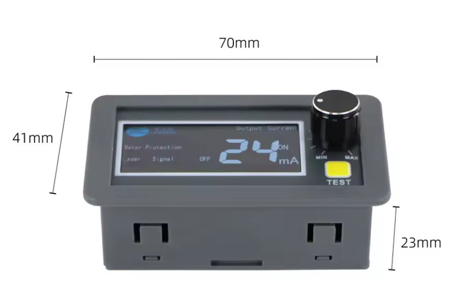 Pantalla LCD FONLAND – Medidor de Corriente para Fuente Láser CO₂ (100W / 150W)