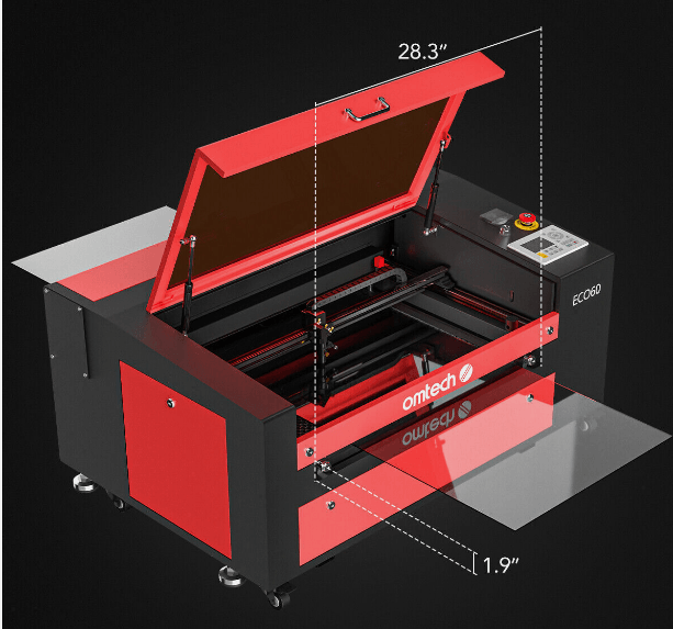 Máquina de grabado y corte Láser 60W