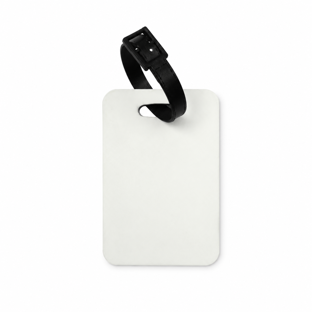 Tag blanco de MDF para sublimación con correa