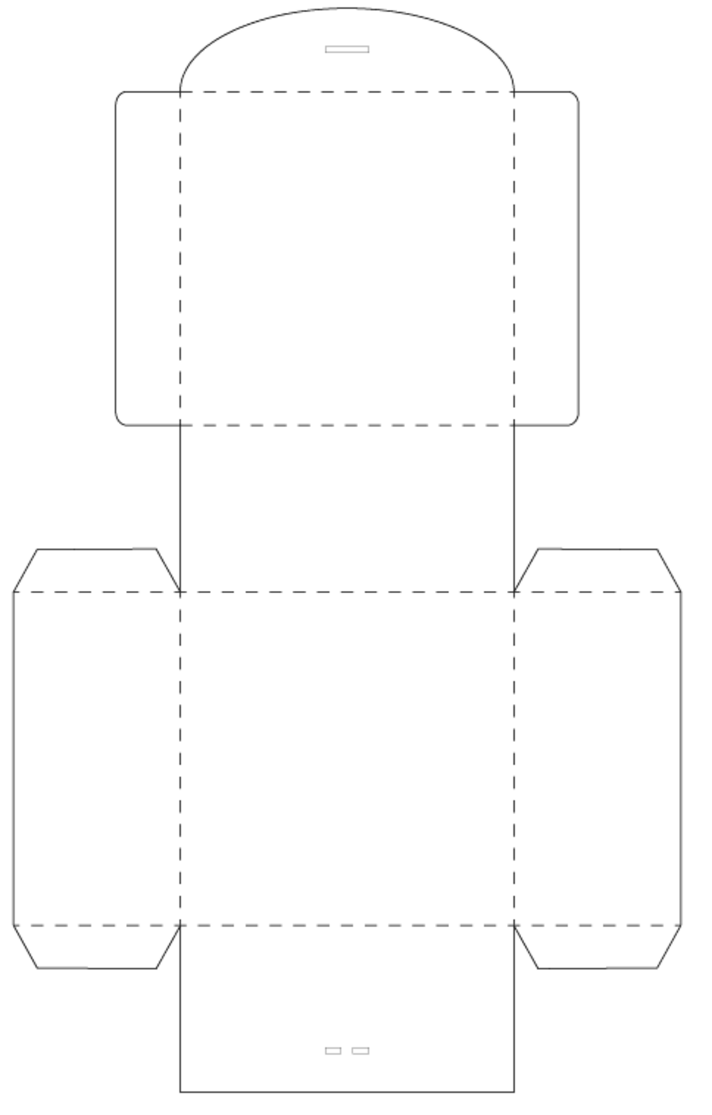 Plantilla de caja de regalo S6E2