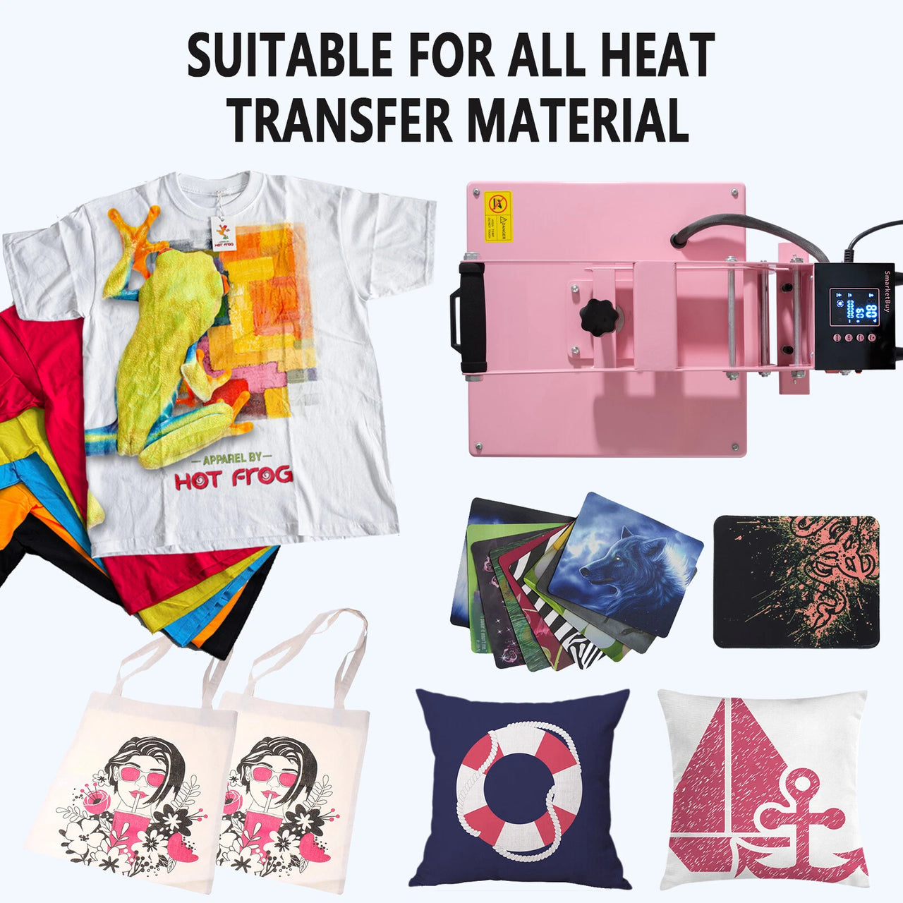 Máquina de sublimacion 15"x15" - Apertura Completa