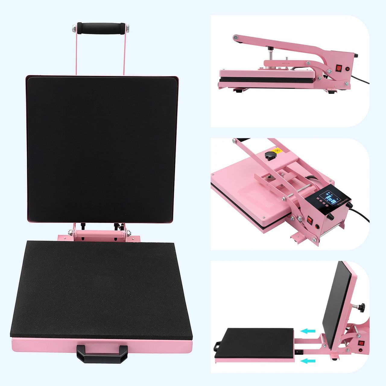 Máquina de sublimacion 15"x15" - Apertura Completa