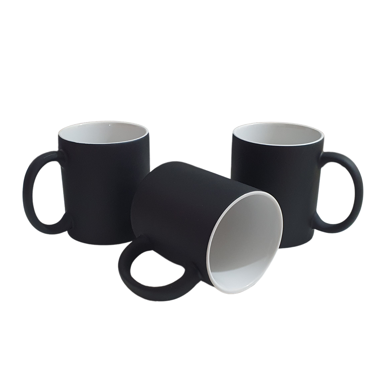 Taza mágica negra para sublimación 11 oz