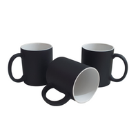 Thumbnail for Taza mágica negra para sublimación 11 oz